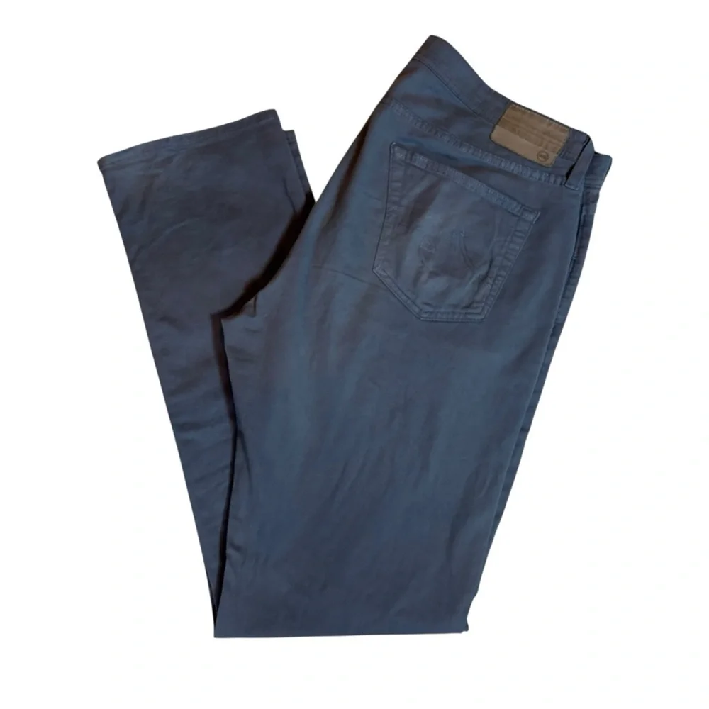 AG Adriano Goldschmied Matchbox Slim Straight Jeans in Grey – Size 38